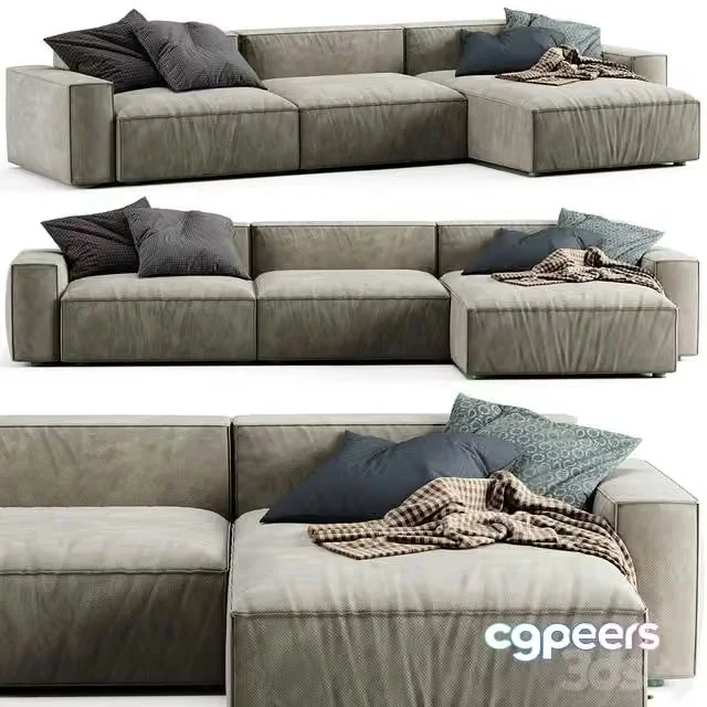 3ds Max Free – NeoWall Corner Sofa by Living Divani
