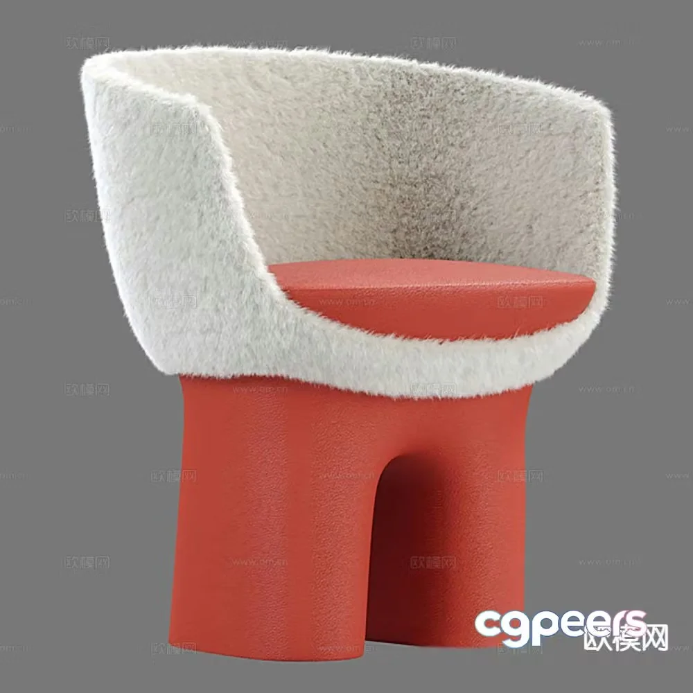 child seat child stool 3d model