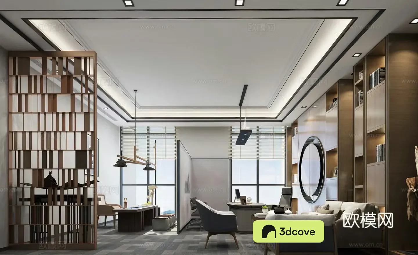 New Chinese style chairman’s office