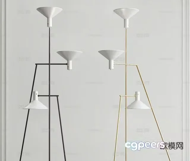 Modern art lamp floor lamp 3d model