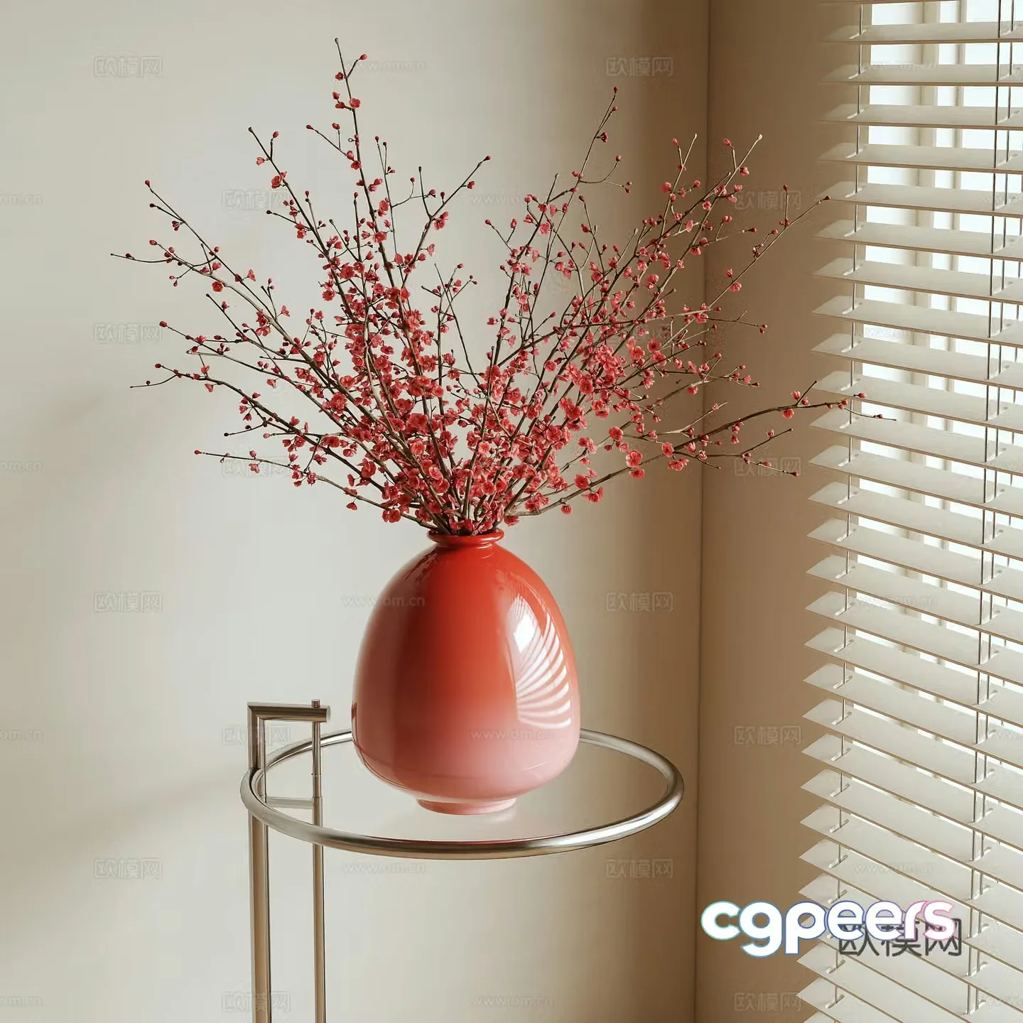 Modern flower arrangement flower 3d model