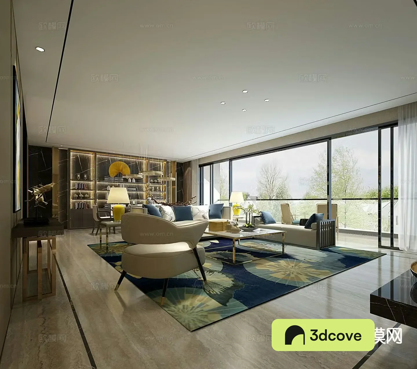 New Chinese style living room