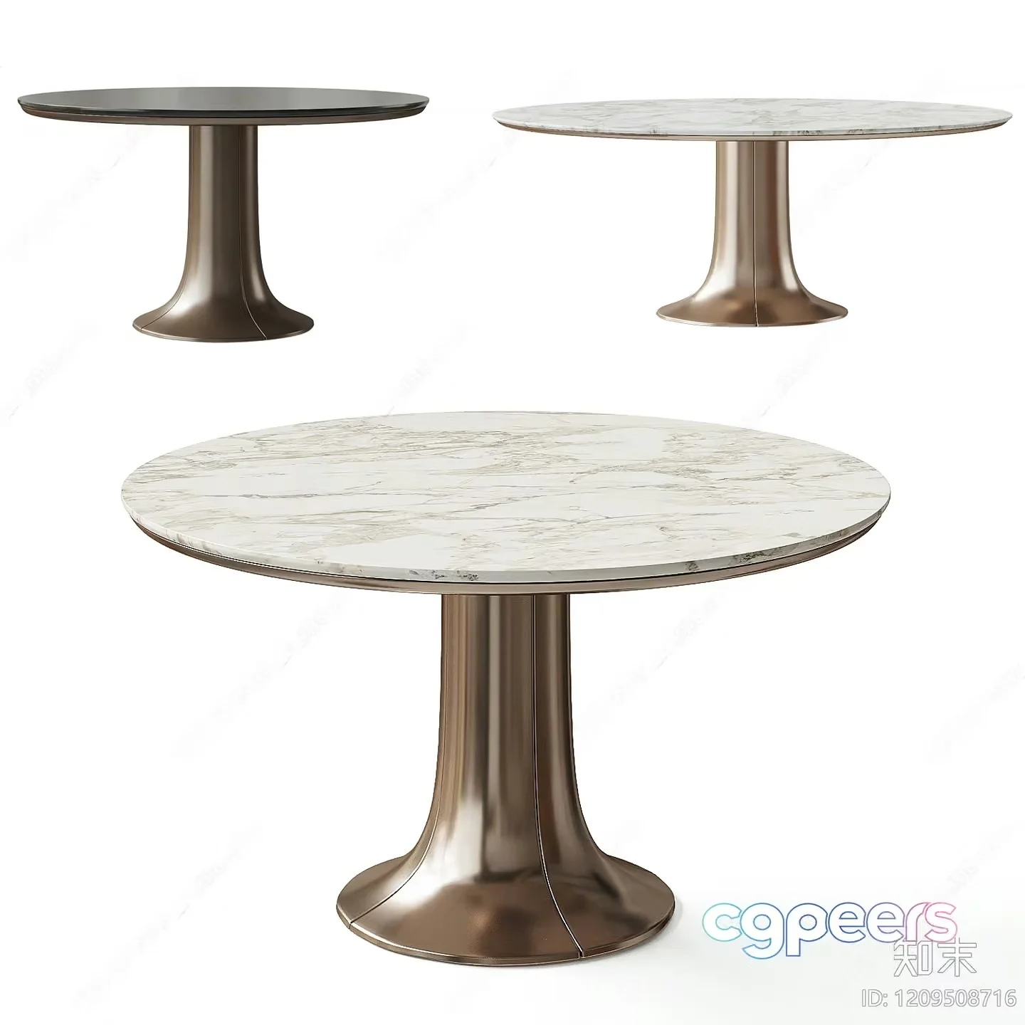 Modern Dining Table 3D Model – 4430 – VRAY Render