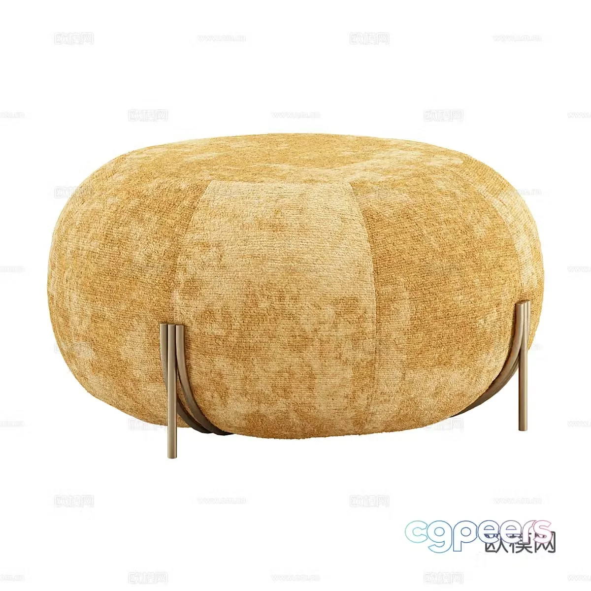 Stool low stool round stool sofa stool 3d model