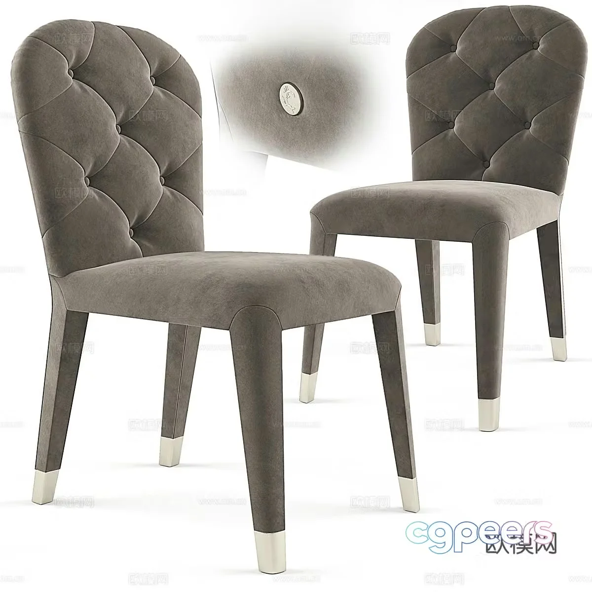 Cantori Liz chair 3d model