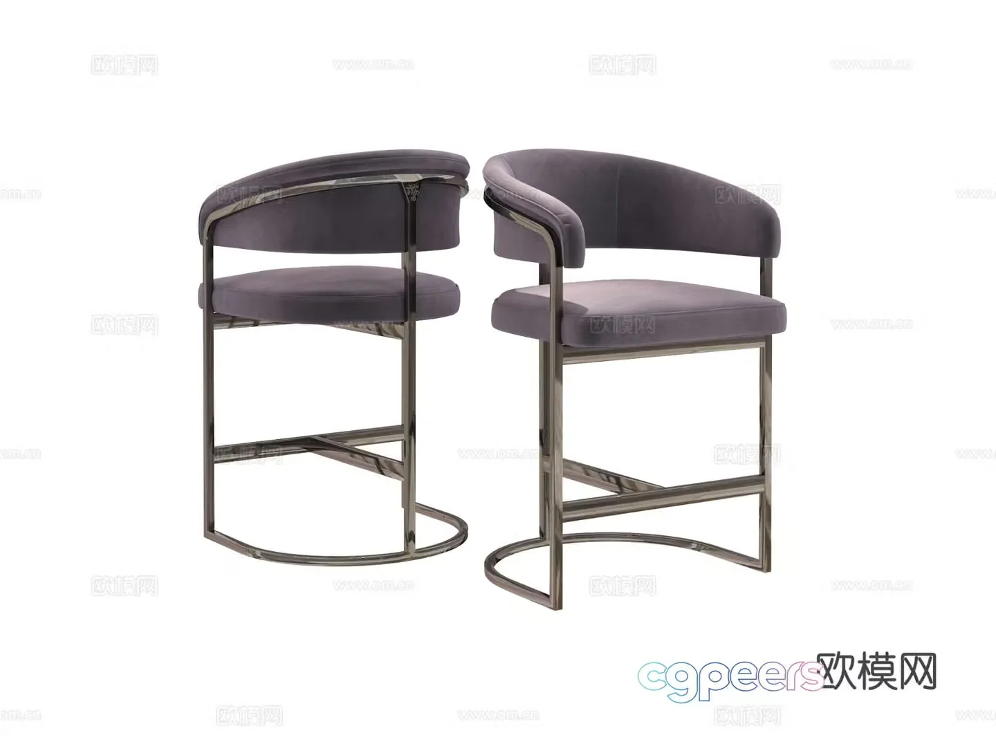 Visionnaire CLEM bar chair 3d model