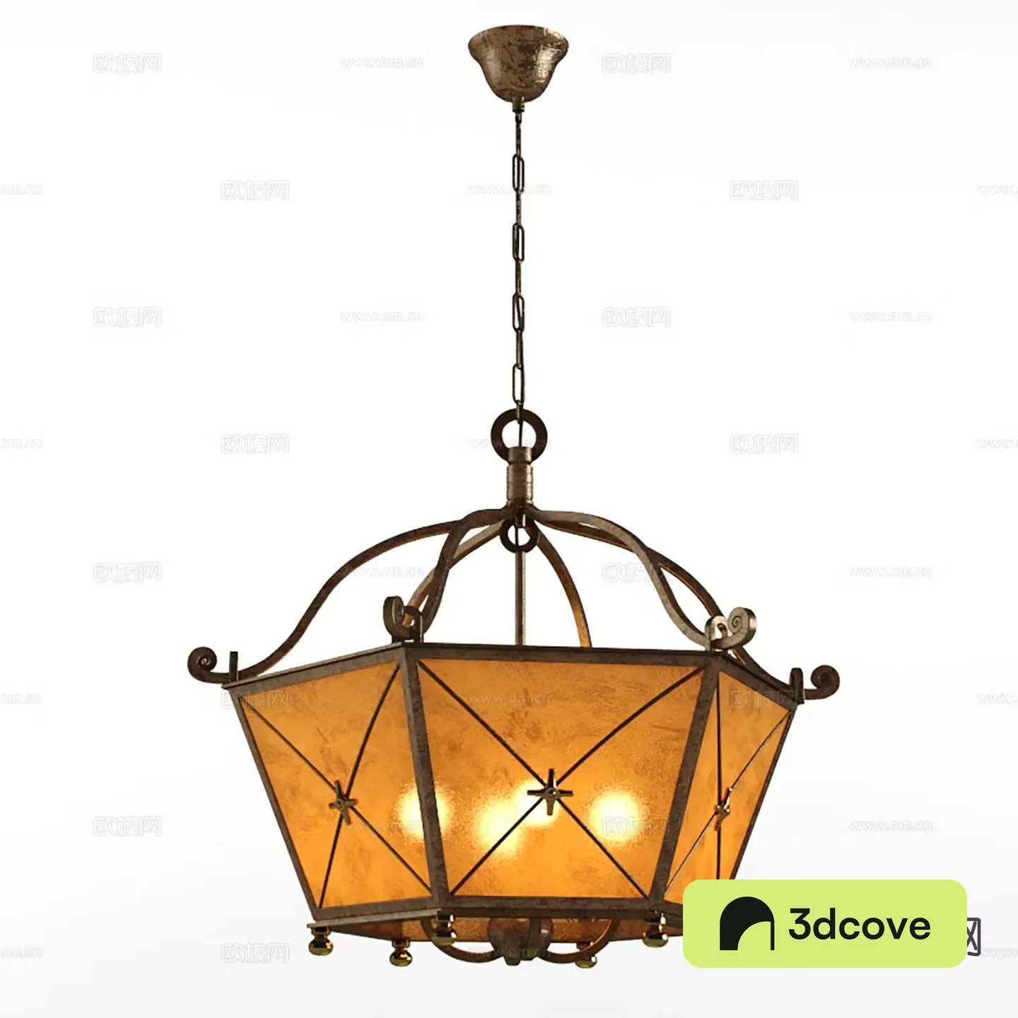 Medieval style chandelier