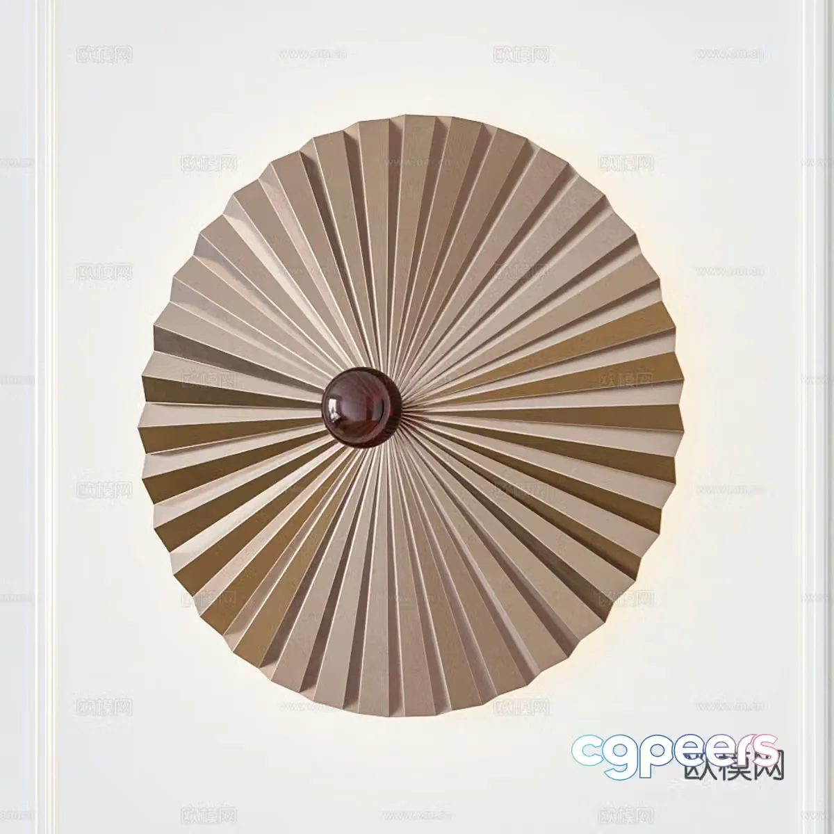 Wall decoration pendant wall lamp circular pendant art wall lamp art pendant art wall decoration creative 3d model