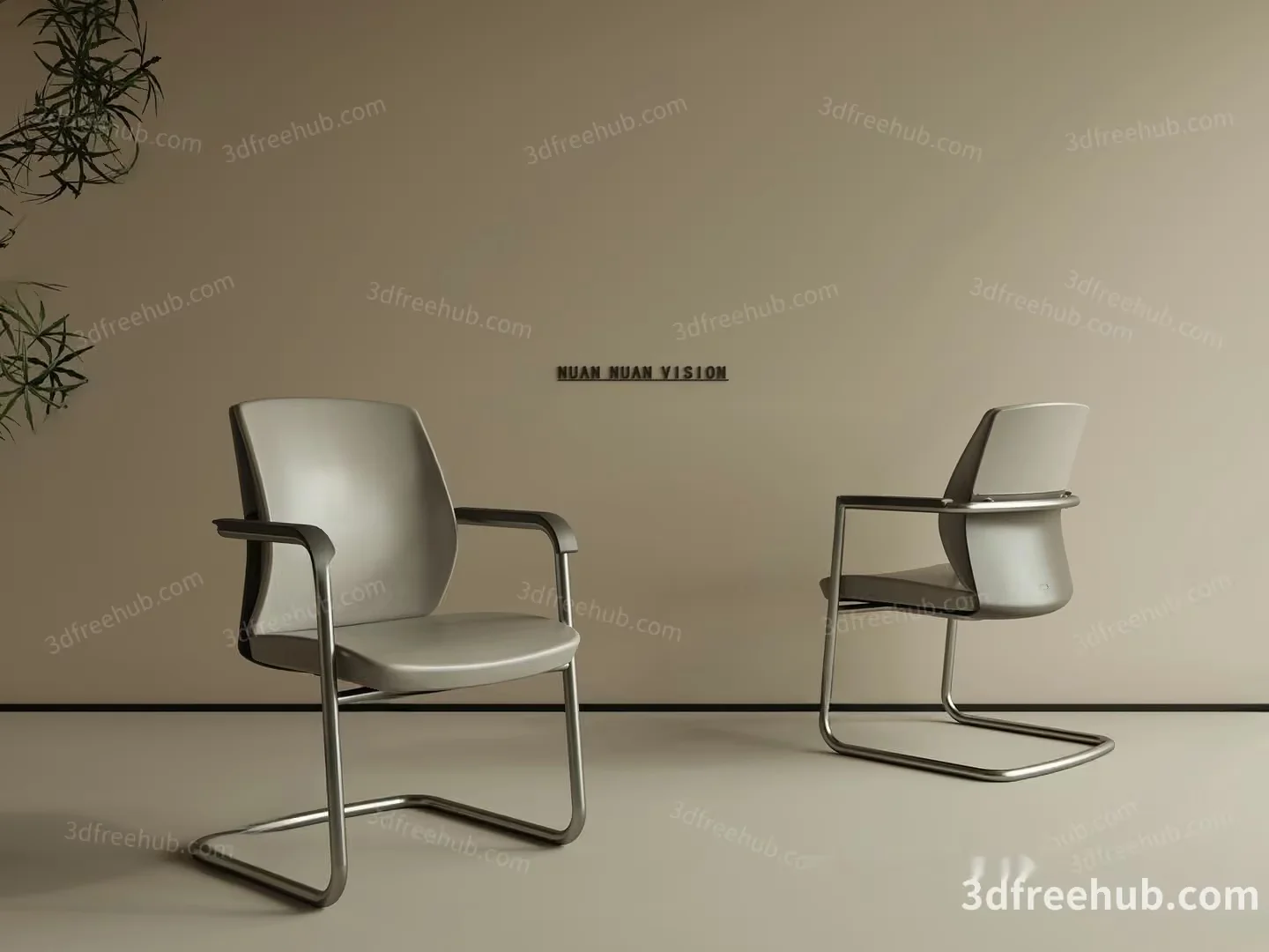 Modern Office Chairs 3D Model – 20164 – VRAY Render