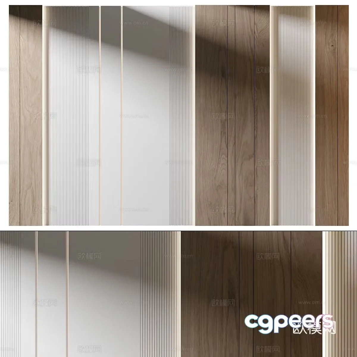 wainscoting 3d model