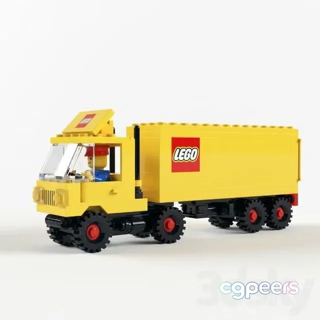3ds Max Free – Lego 6692 Tractor Trailer