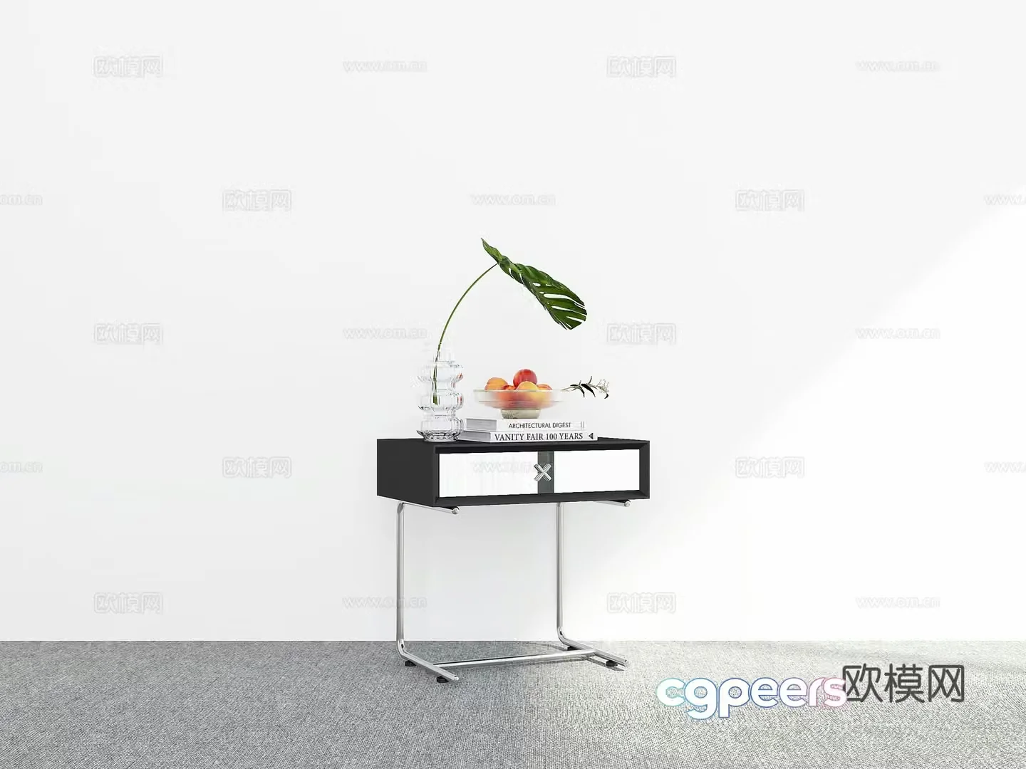 Modern night table 3d model