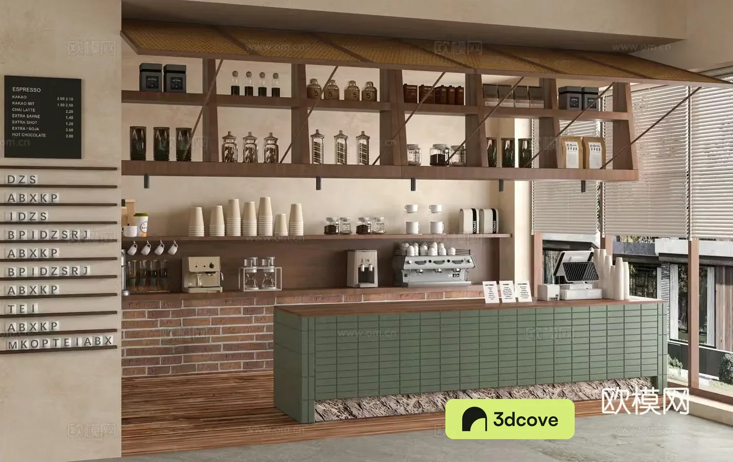 Modern cafe