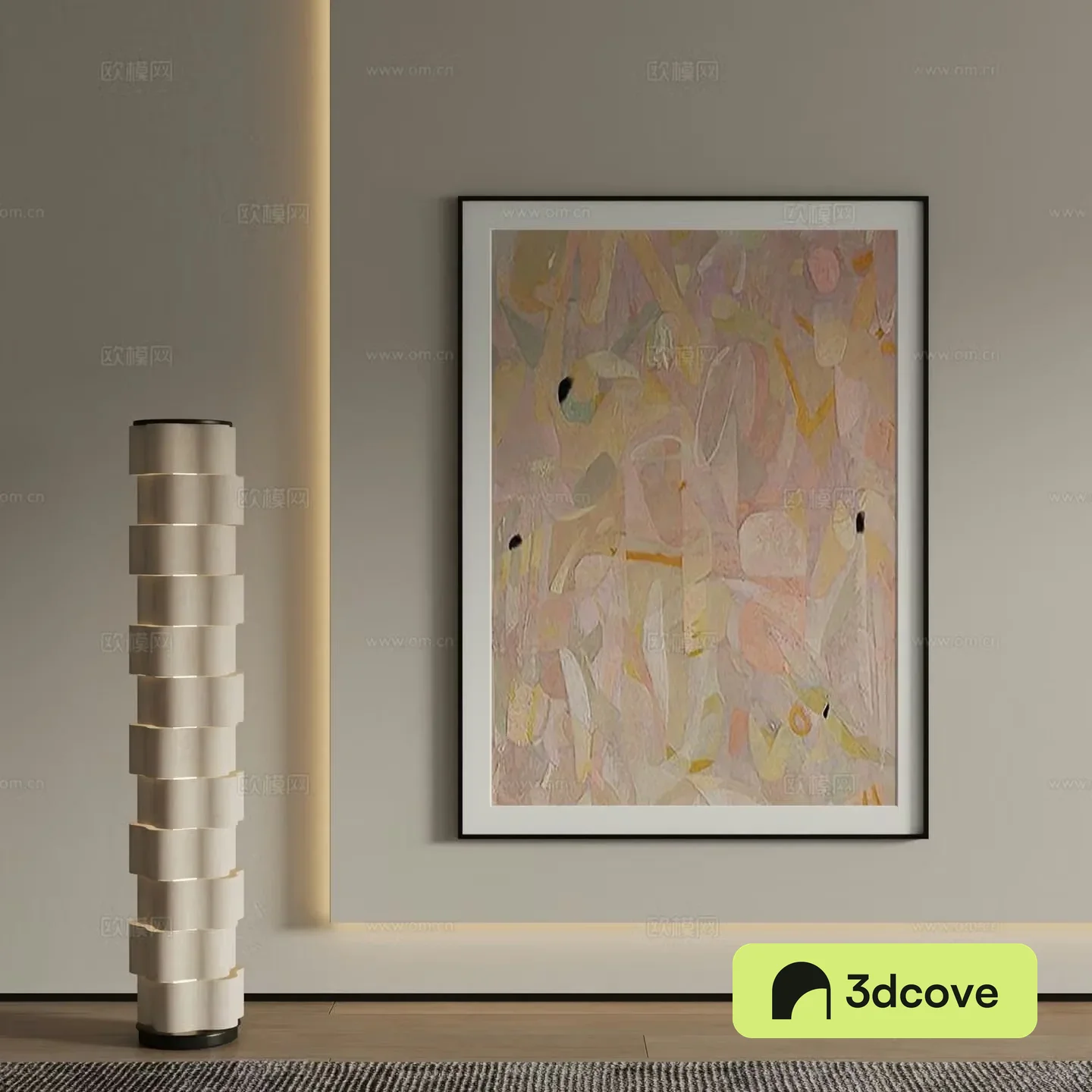 Modern decorative painting texture painting oil painting