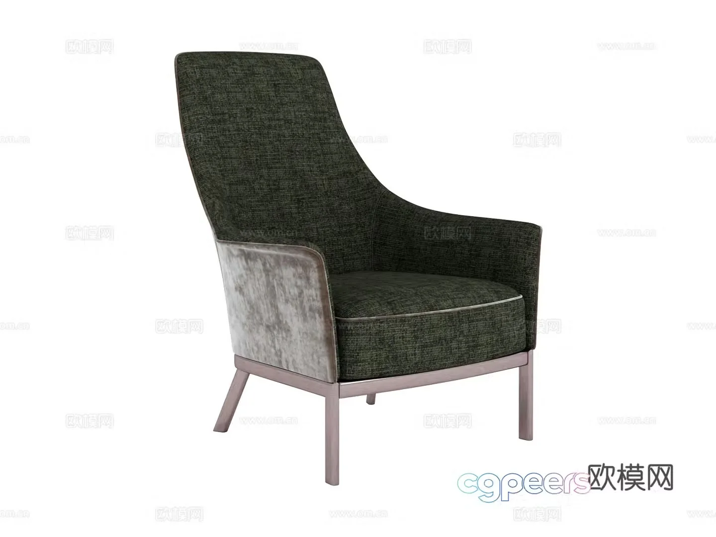 longhi – 3d model of leisure chair