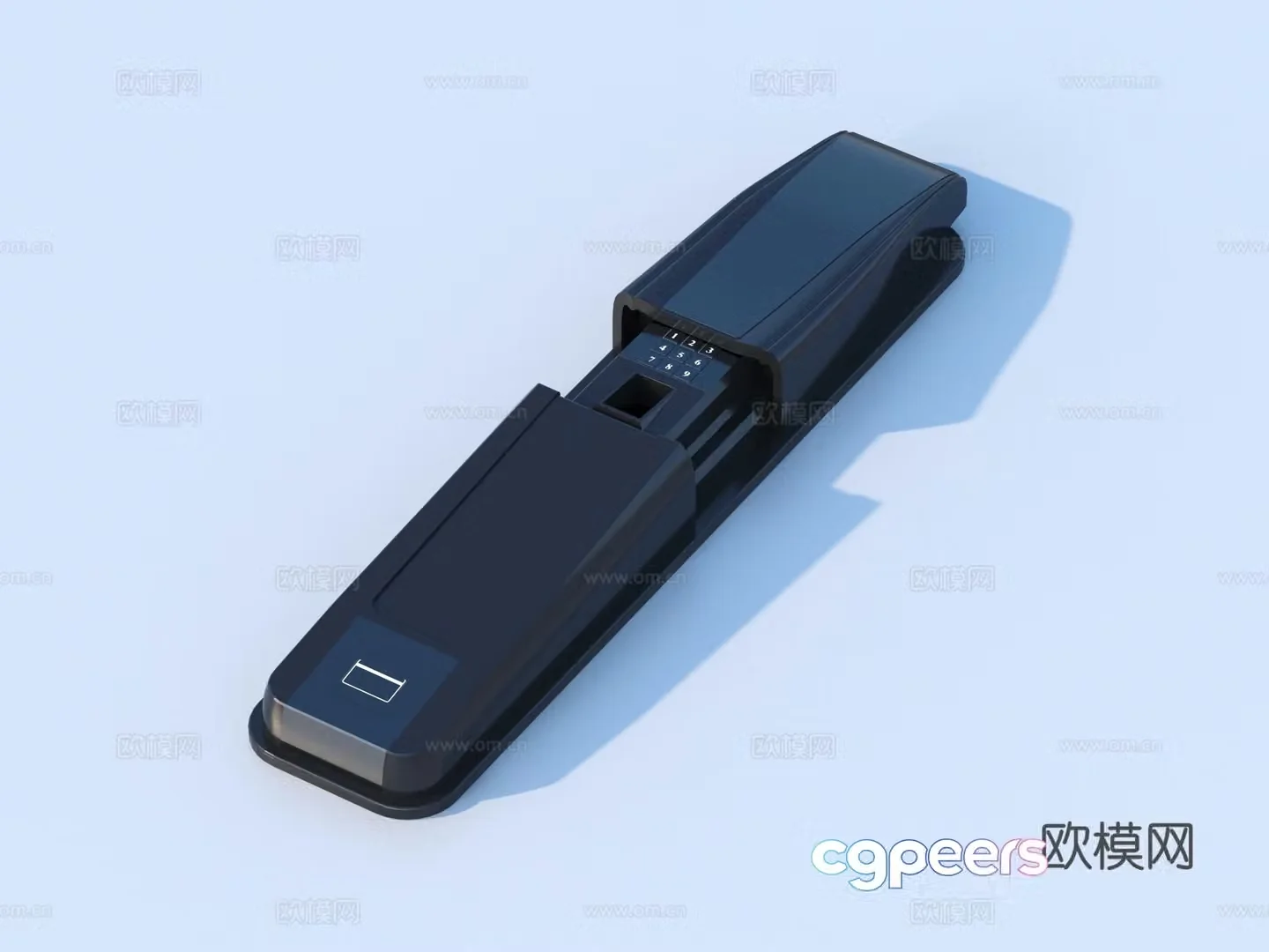 Smart lock Fingerprint lock Password lock 3d model