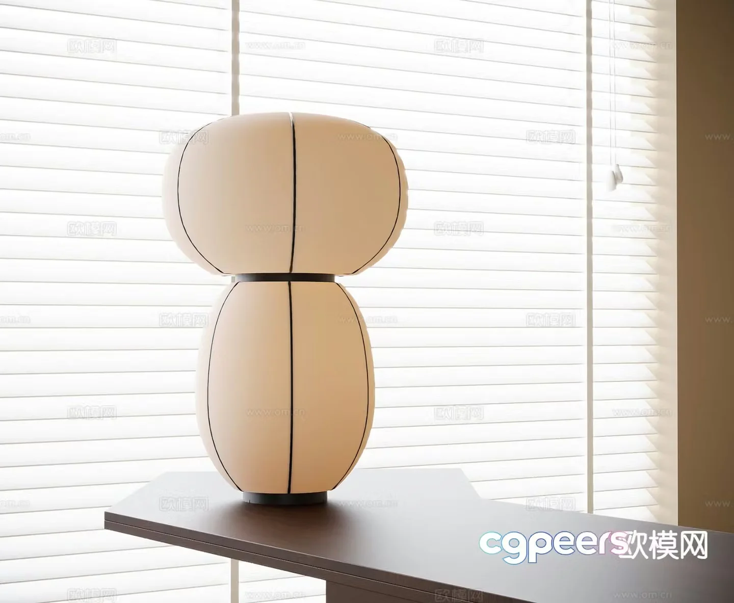 Minimalist desk lamp creative desk lamp 3d model