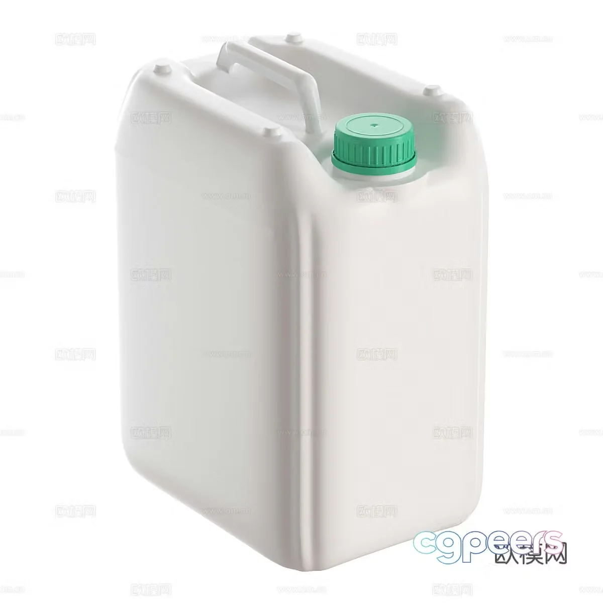 Plastic barrel 3d model