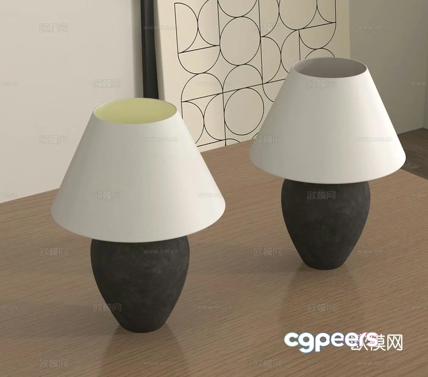 Desk lamp Desktop lamp Reading lamp 3d model