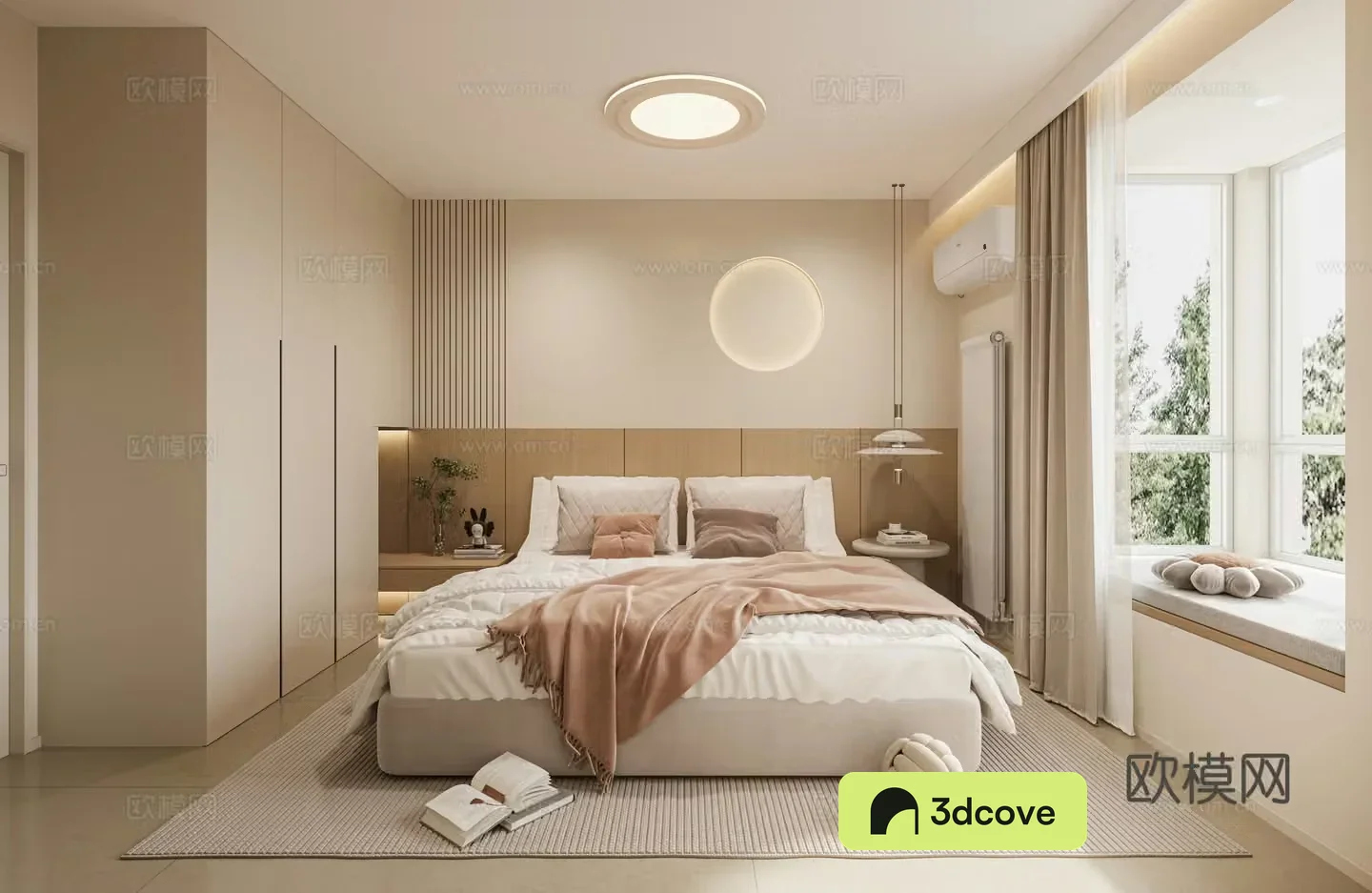 Creamy Bedroom