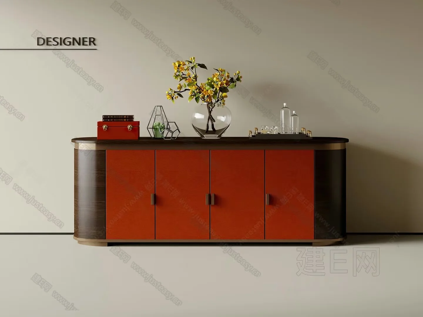 Modern Sideboard Furniture 3D Model – 20101 – VRAY Render