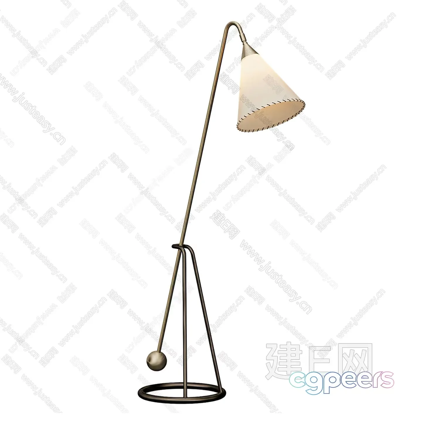 Gold Light Fixture 3D Model – 17261 – CORONA Render