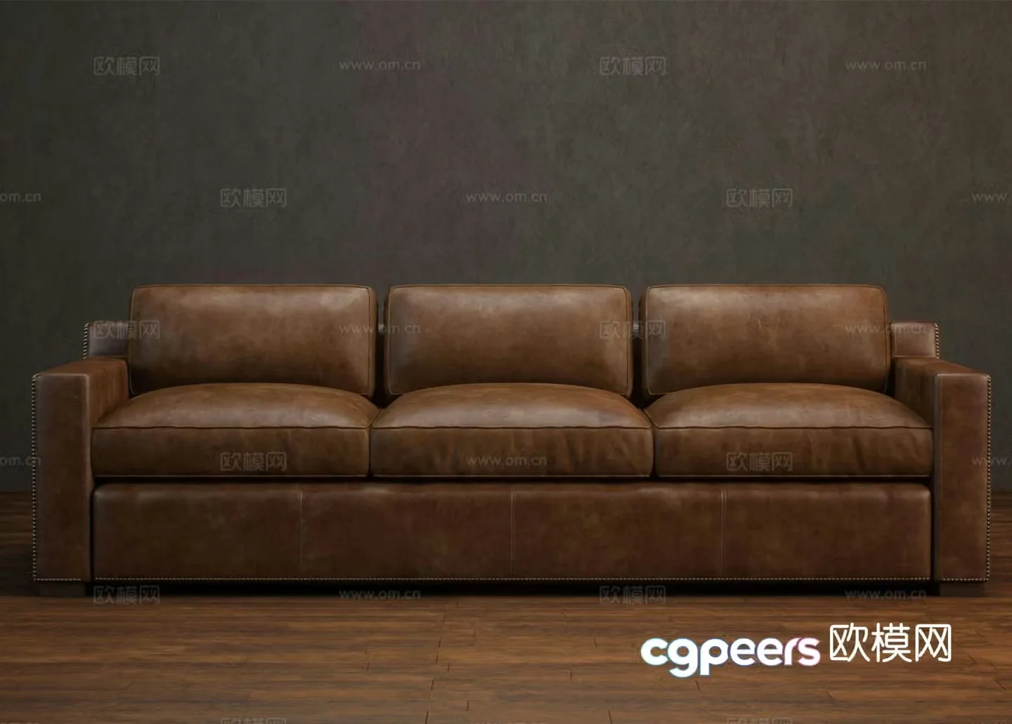 Jane opi sofa three seater sofa 3d model