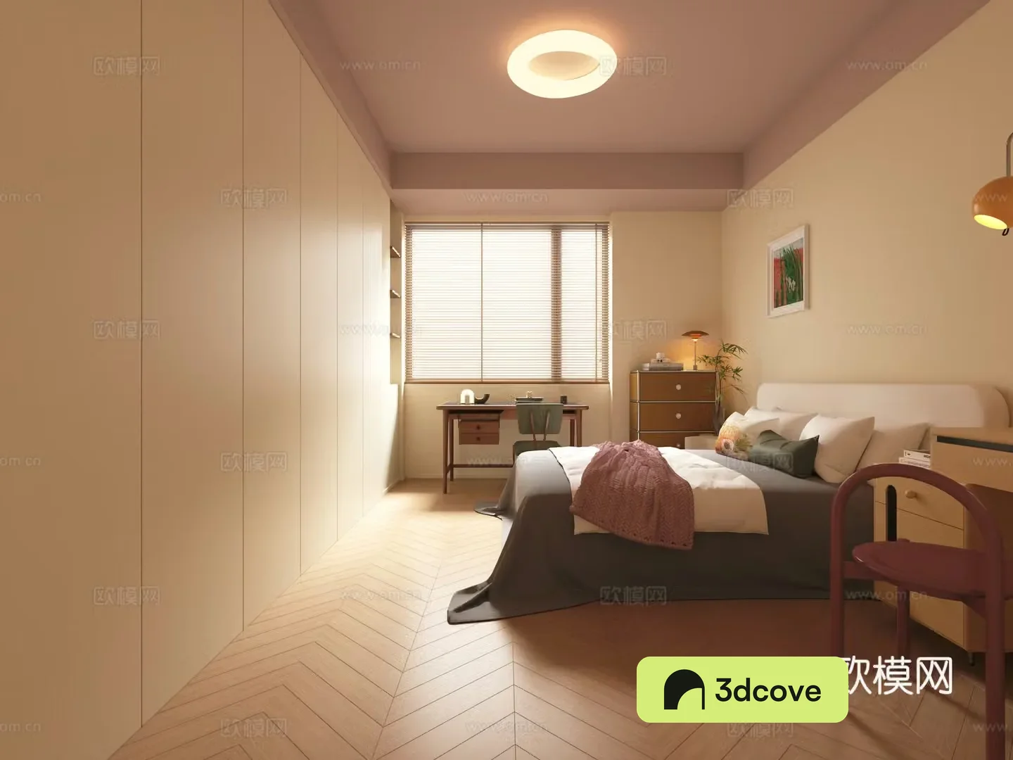 Creamy Bedroom