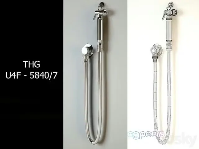 3ds Max Free – Hygienic shower THG U4F 5840 7