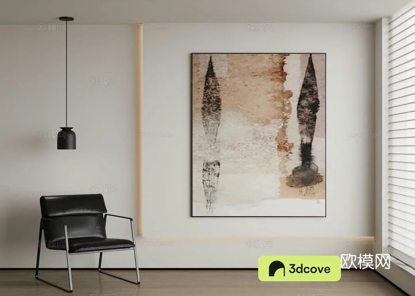 Modern abstract painting decorative painting