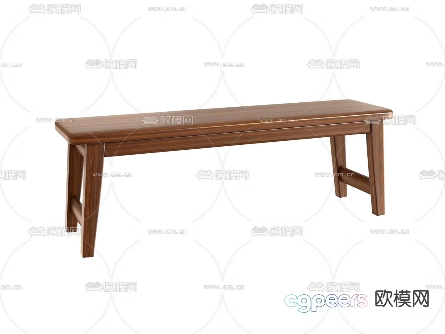 bedside stool bench bench 3d model