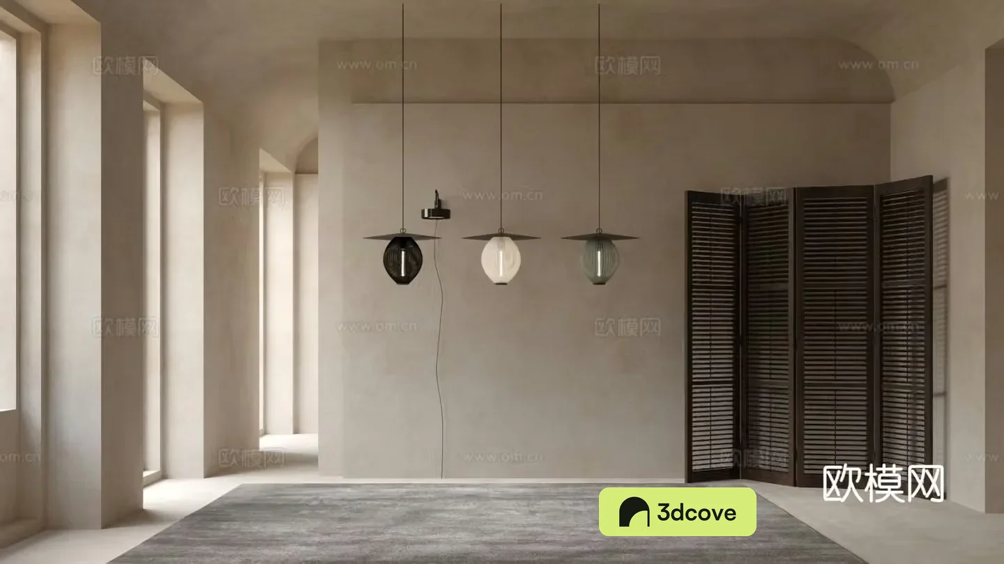 GUBI modern small chandelier
