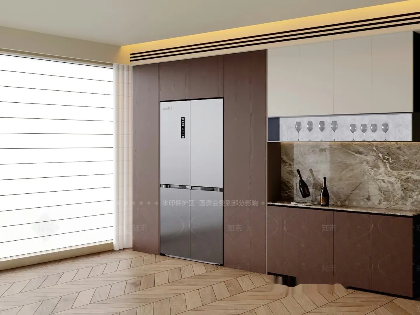 Modern Kitchen 3D Model – 5497 – VRAY Render