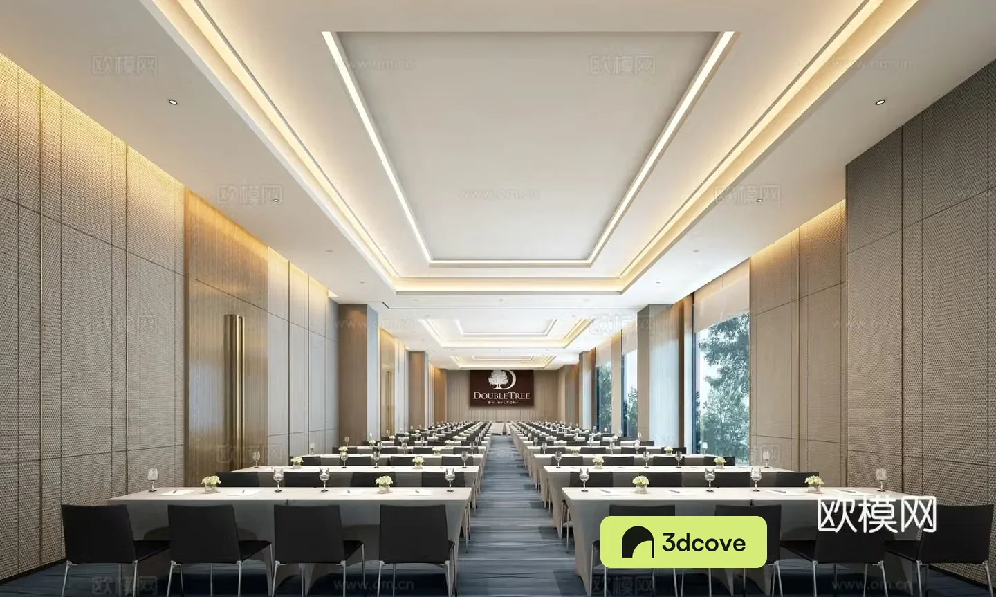 Modern hotel conference room