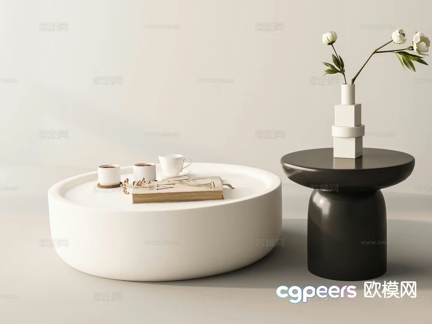 3D model of mother-in-law coffee table
