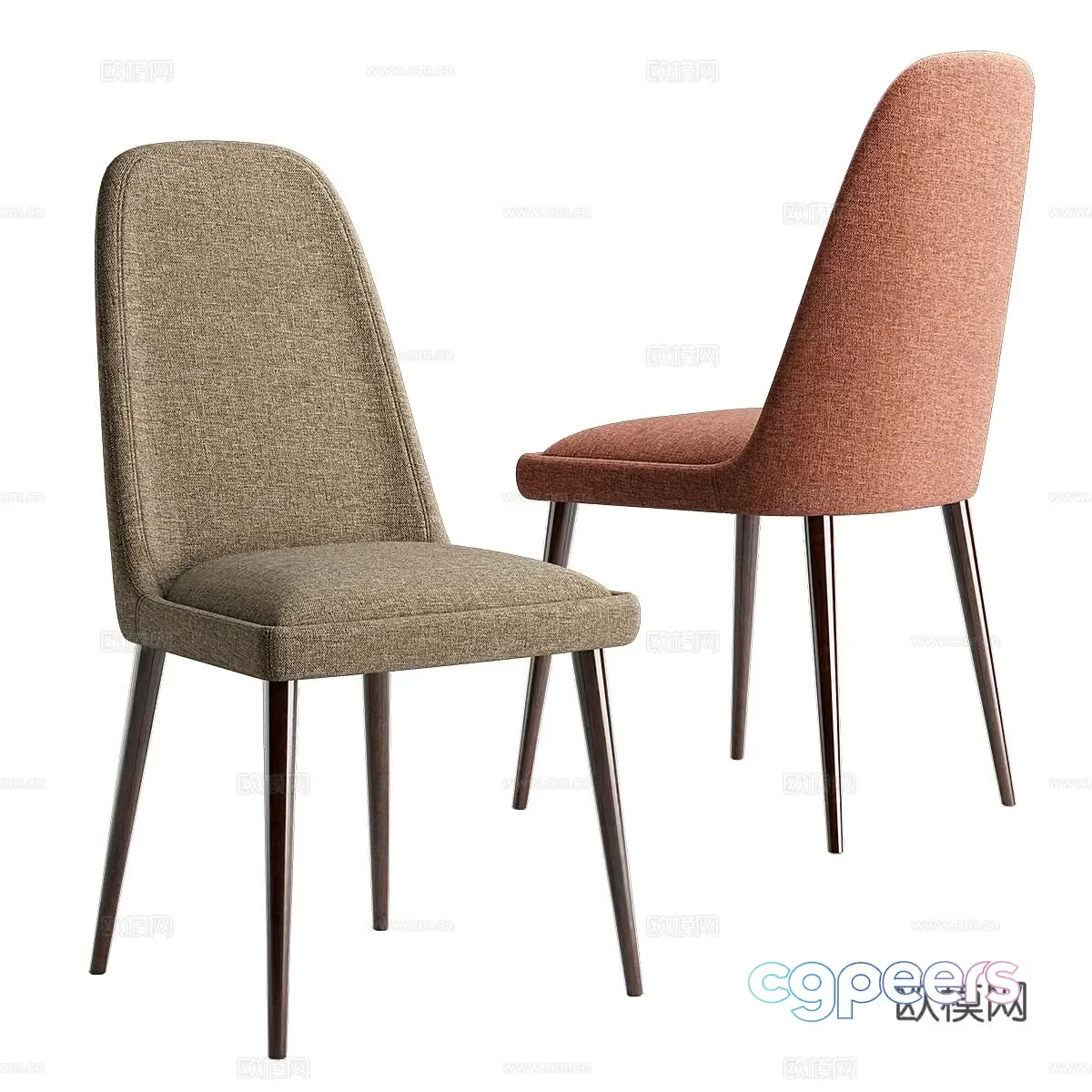 Modern Dining Chairs 3D Model – 10238 – VRAY Render