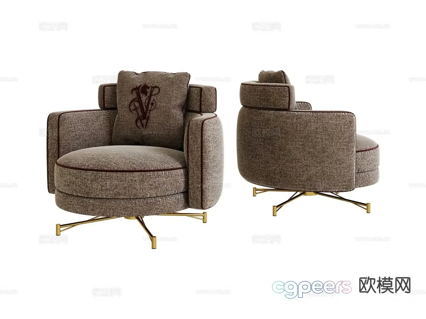 visionnaire chair sofa chair armchair 3d model