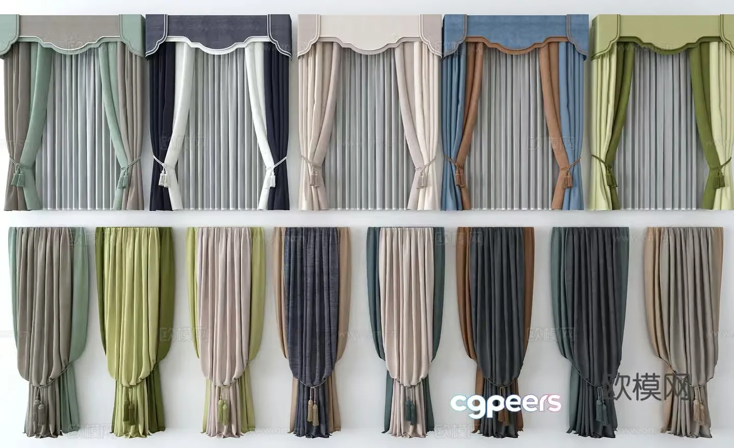Curtain 3d model