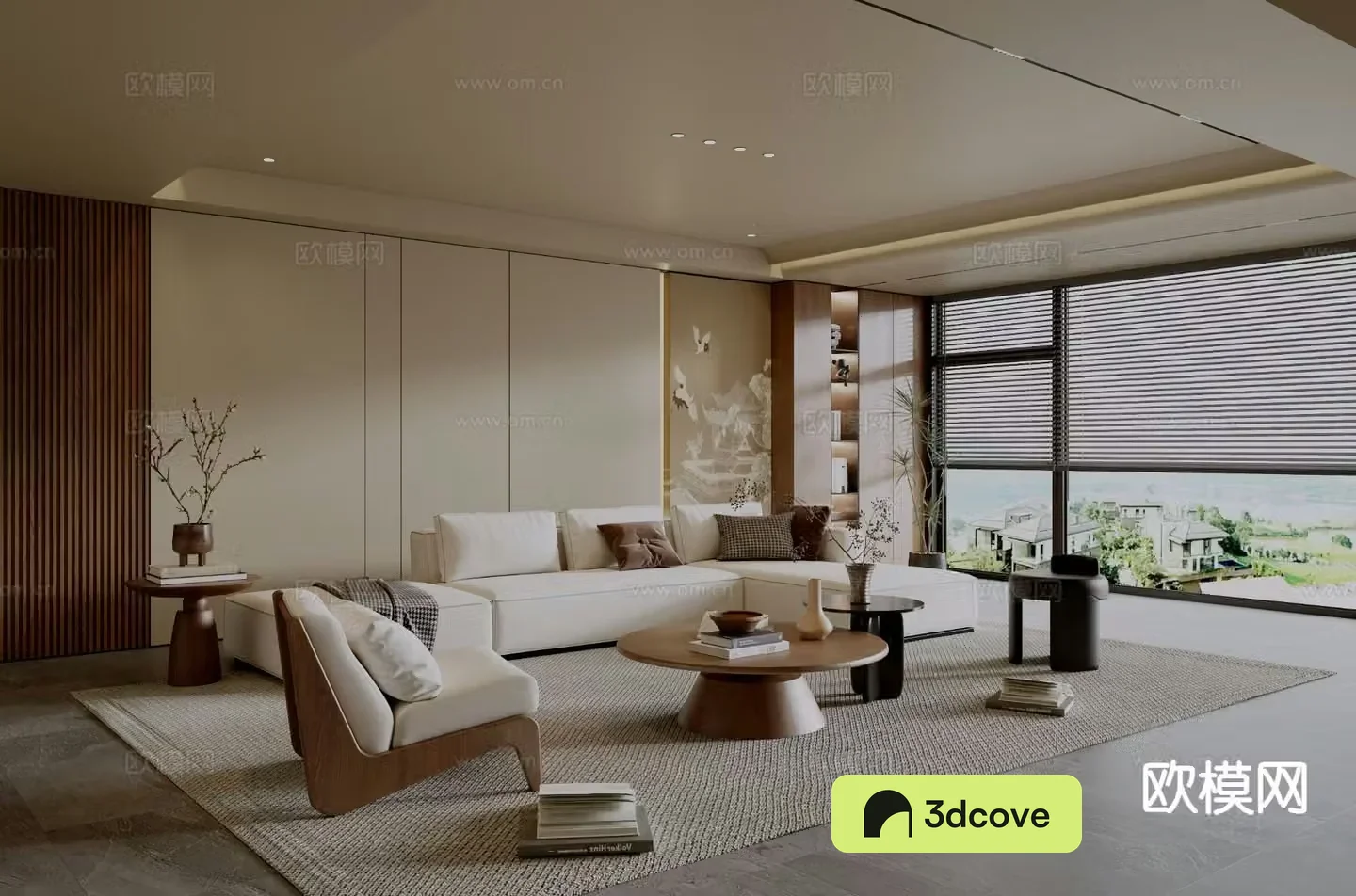 Wabi-sabi living room