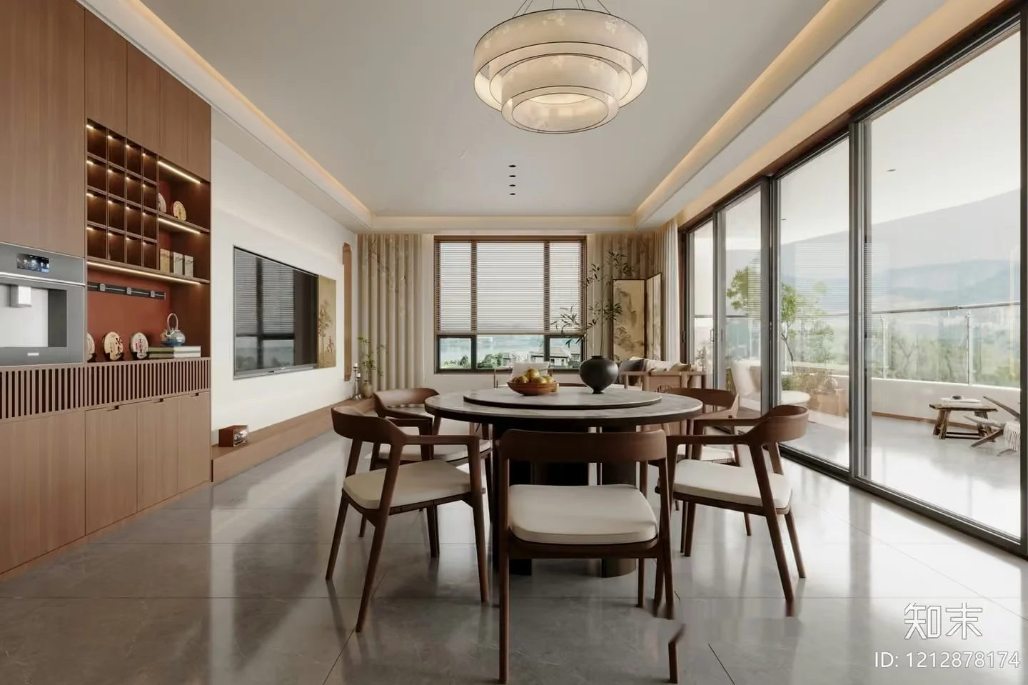 Modern Living Room 3D Model – 2030 – VRAY Render