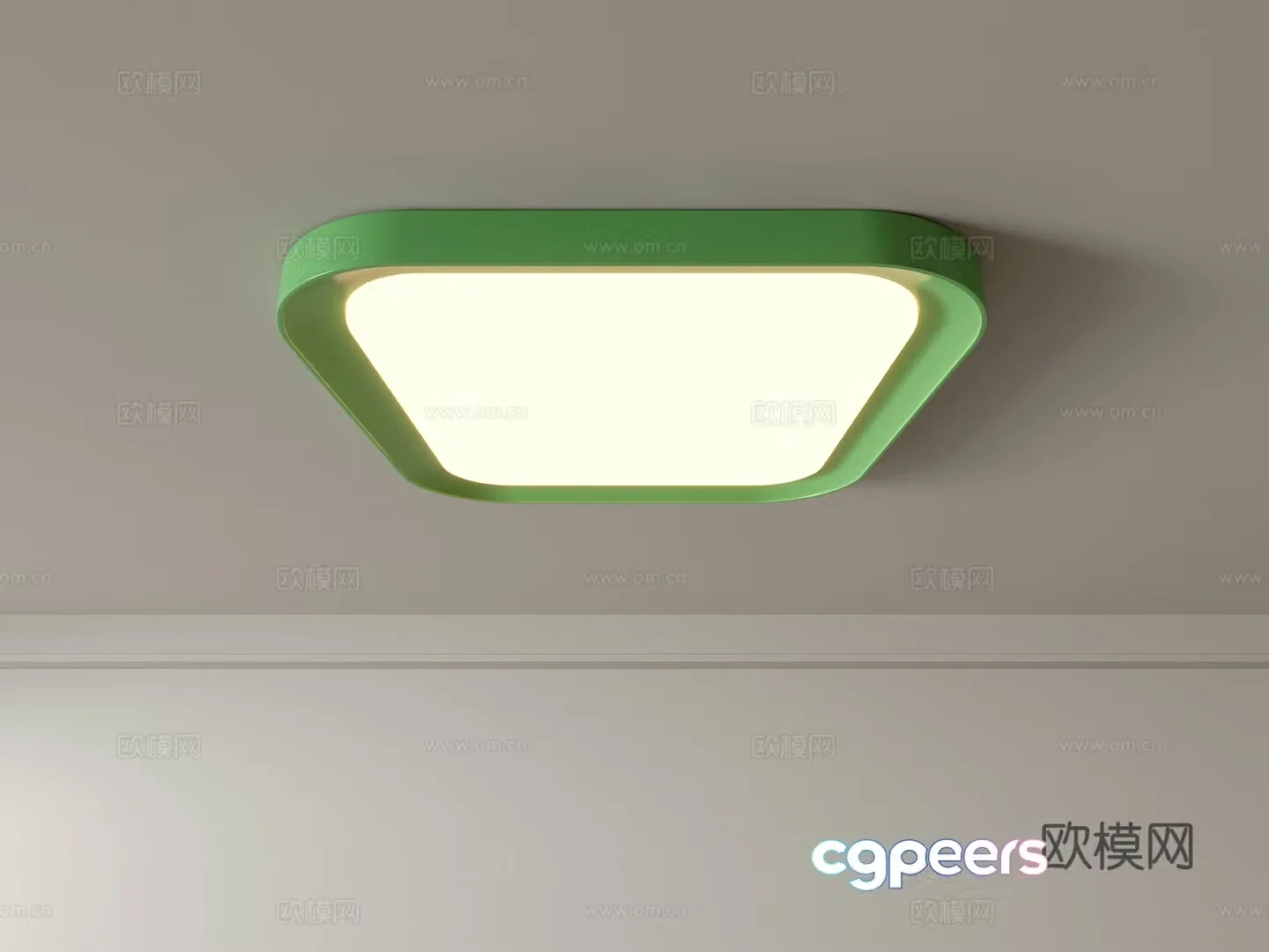 Modern ceiling lamp Geometric ceiling lamp Bedroom lamp Artistic shaped lamp Fashion living room lamp 3D model