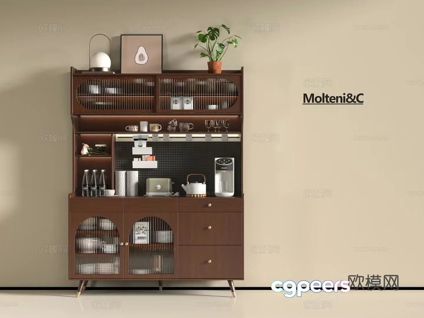 Modern sideboard 3D model