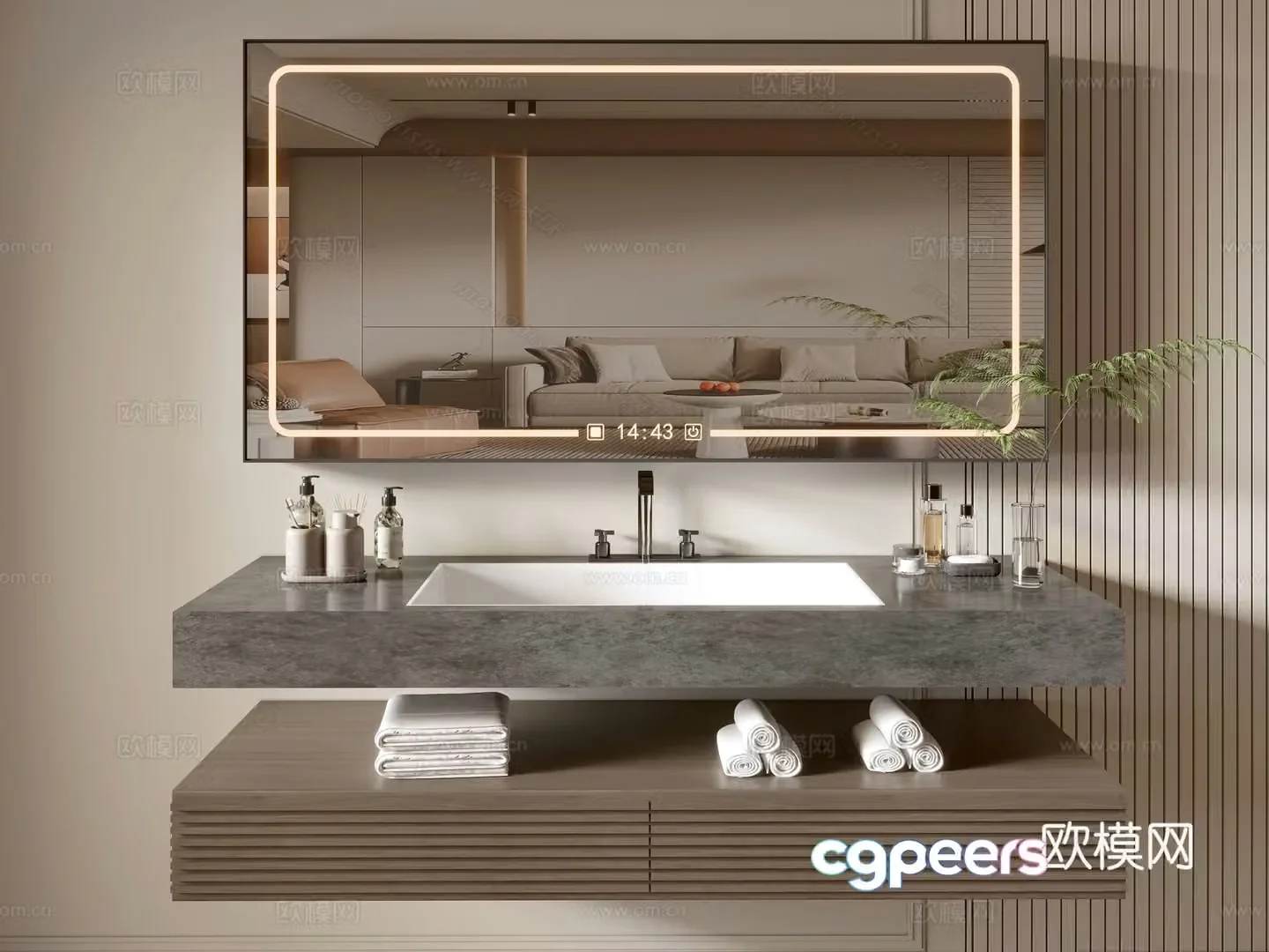 Modern wash basin wash basin 3d model