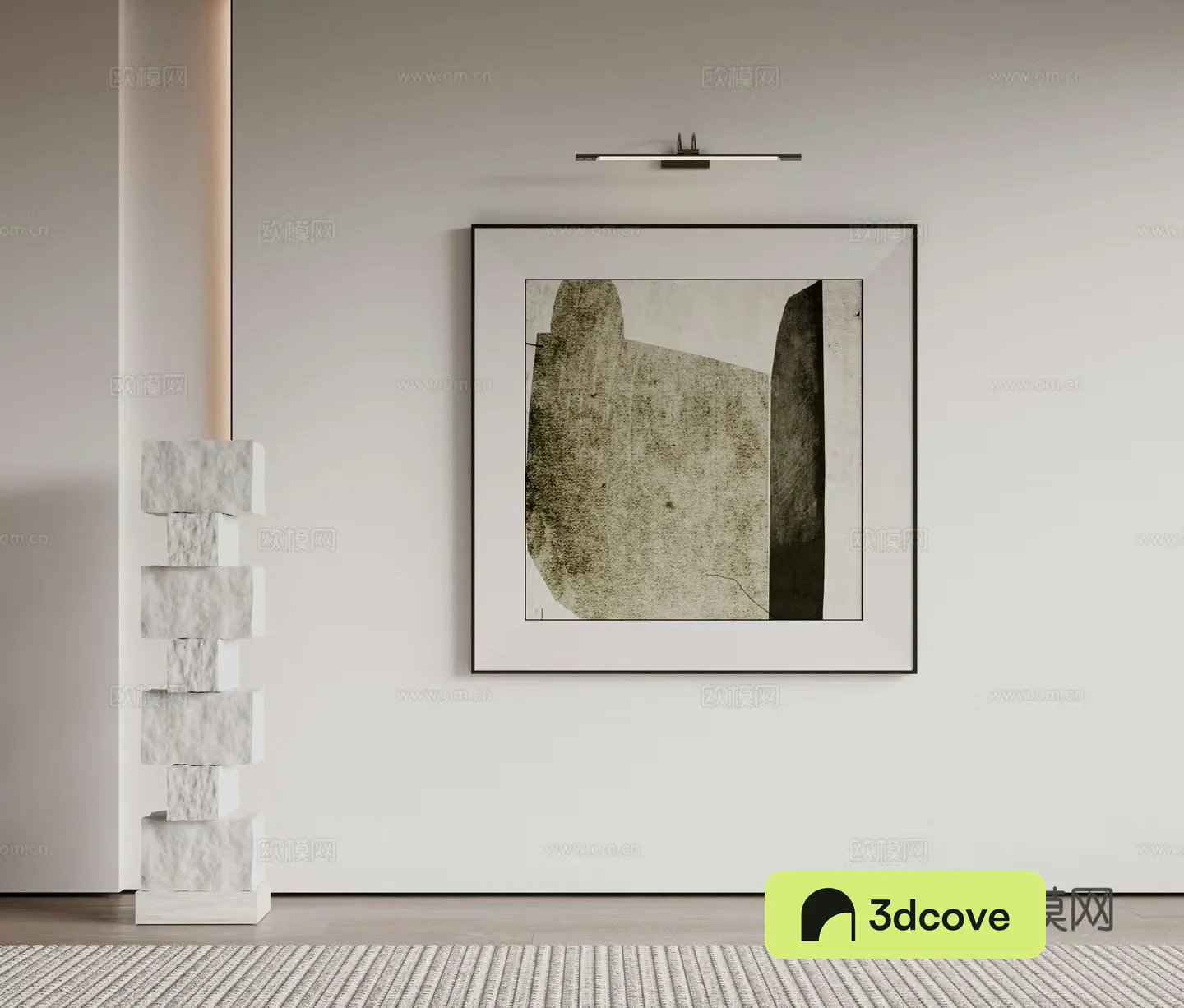 Modern minimalist decorative paintings Waviva medieval style hanging paintings cream style decoration paintings Italian style hanging paintings black and white