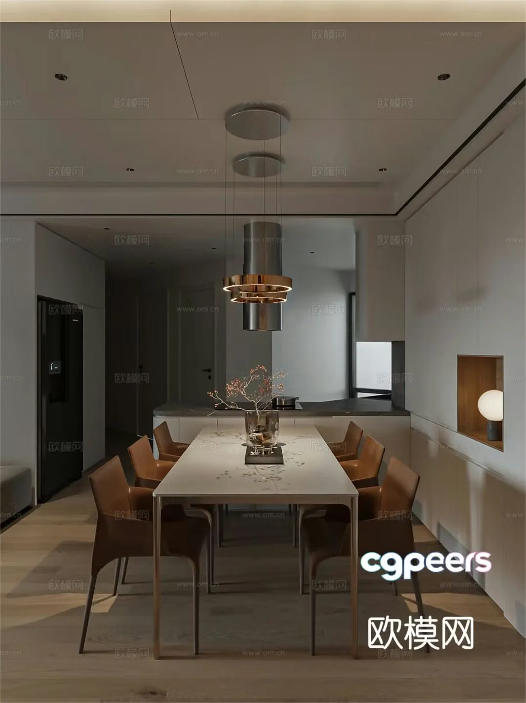 Italian restaurant 3d model