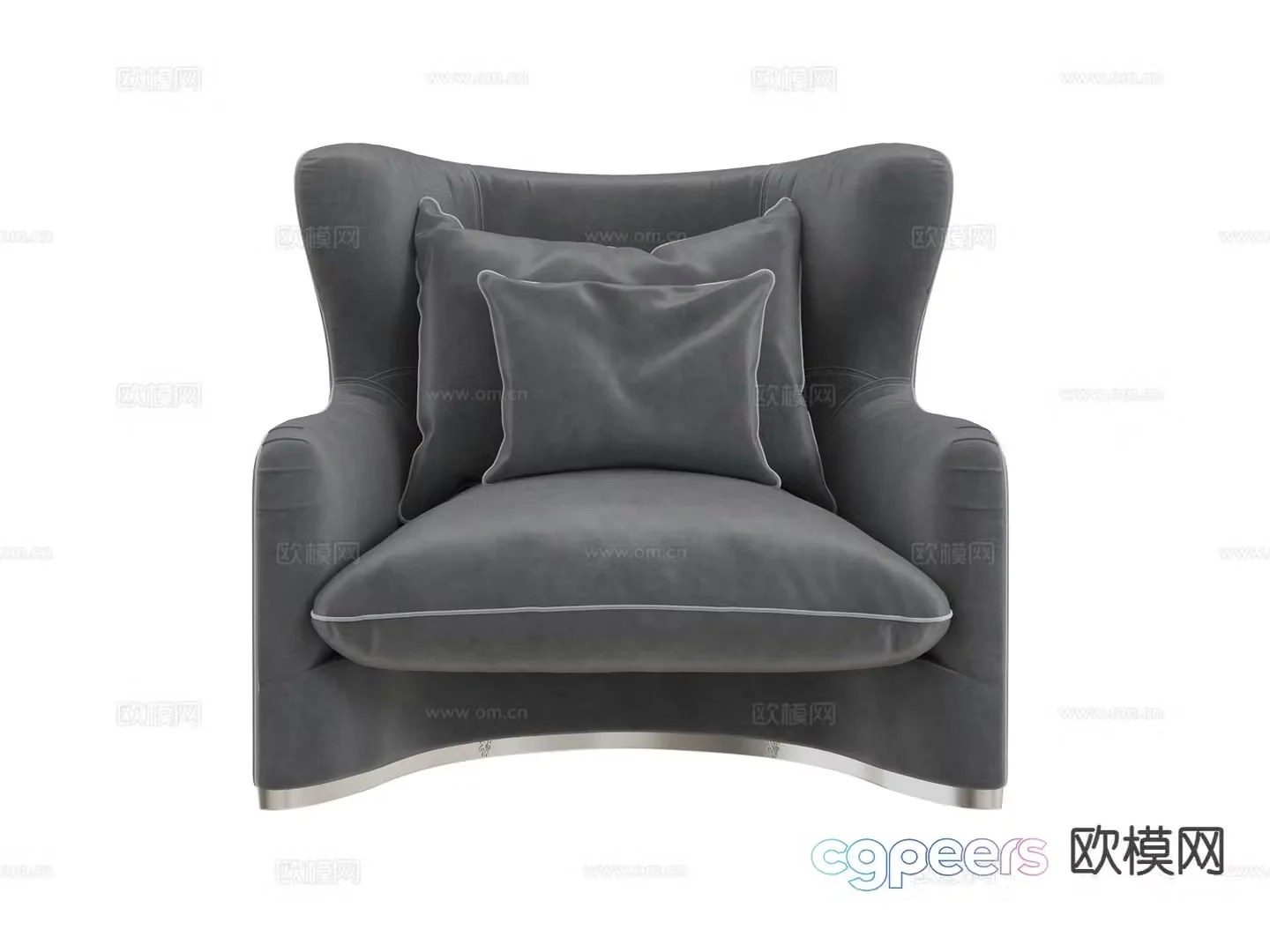 visionnaire single sofa 3d model