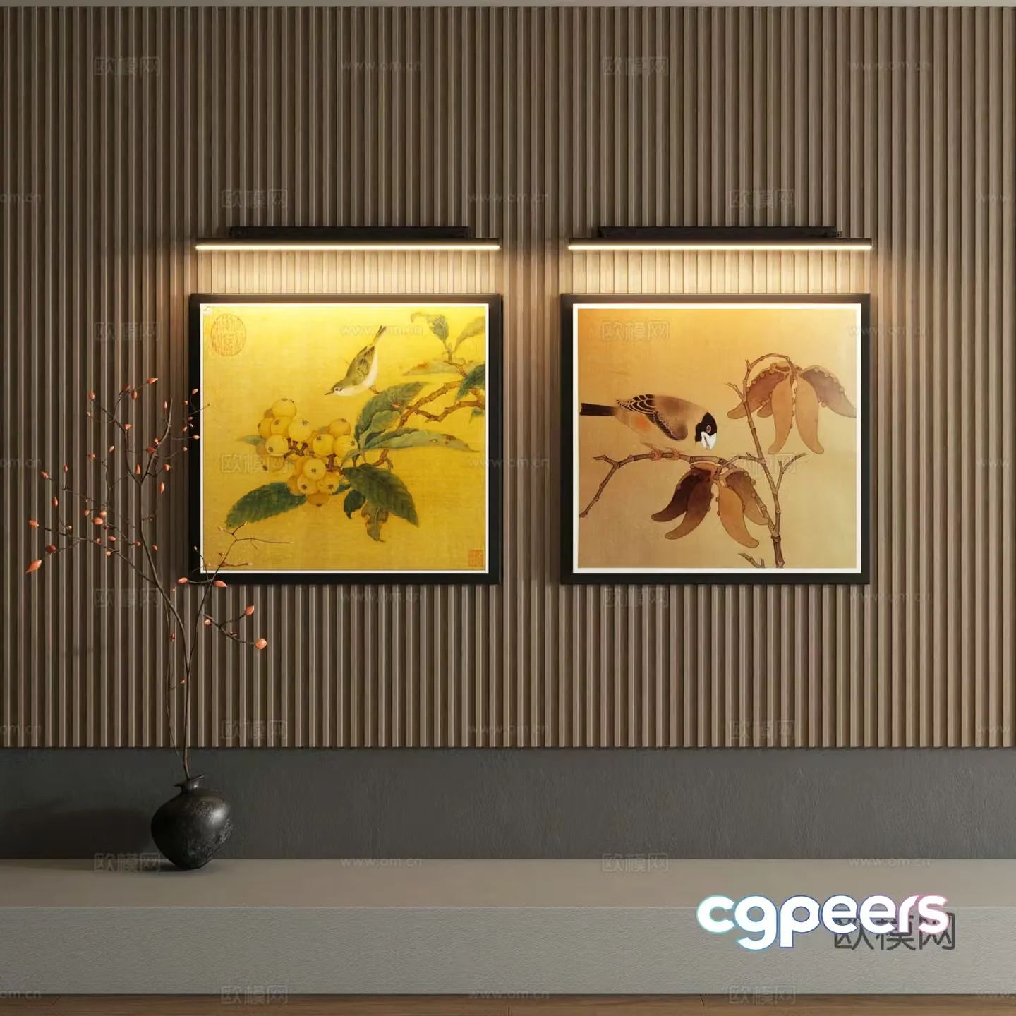 Song’s decorative painting 3d model