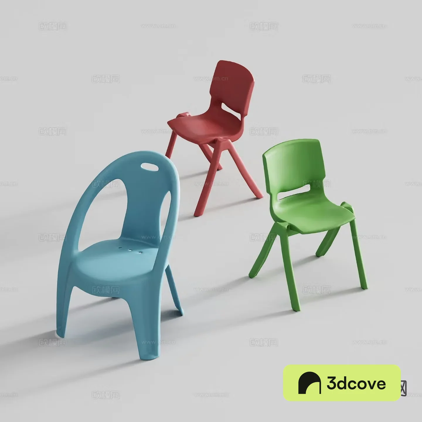 Modern children’s chair kindergarten chair plastic chair