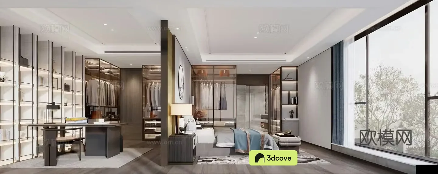 New Chinese bedroom
