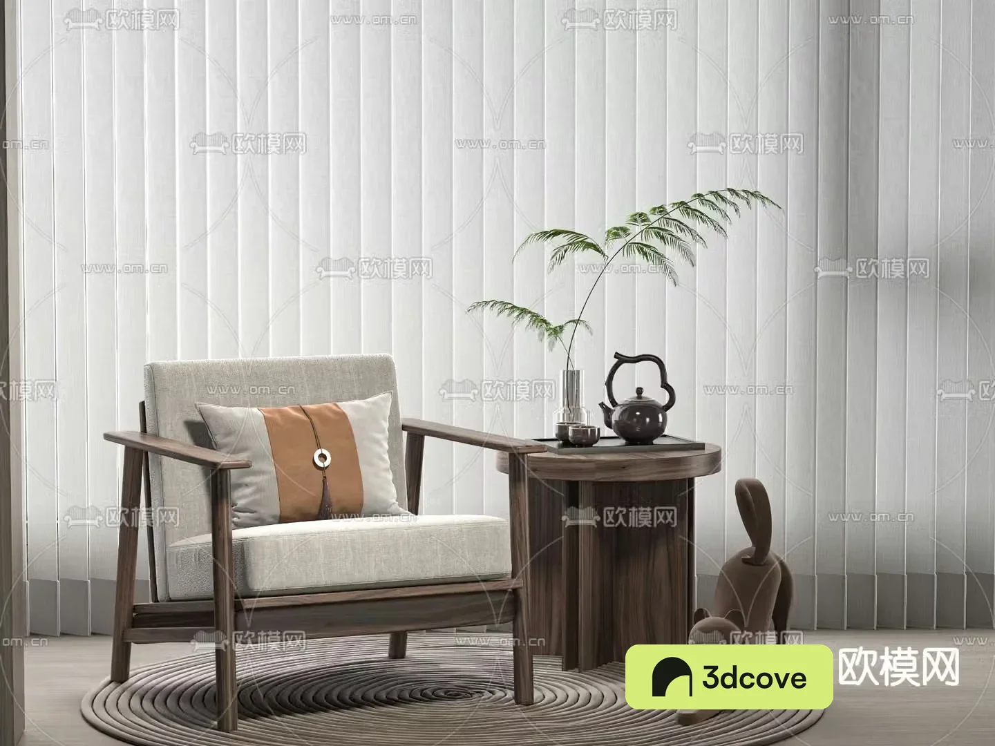 New Chinese style chair leisure chair